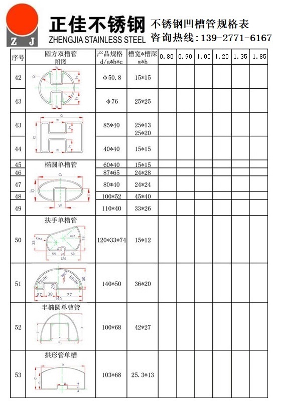 Ledong官方网站_乐动ledong(中国)凹槽管规格尺寸表2